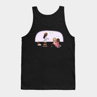 Claudie Walks the Dog Tank Top